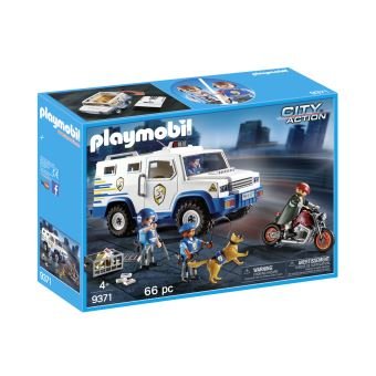 Playmobil City Action 9371 Fourgon blinde