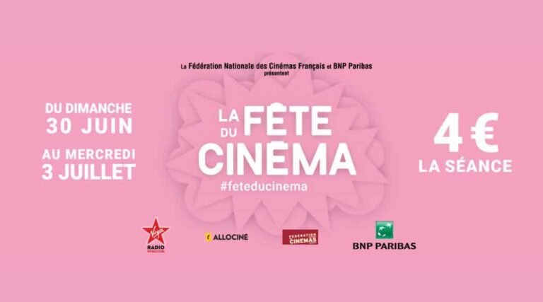 2019年法国电影节Fête du Cinéma日期 电影票只要4欧